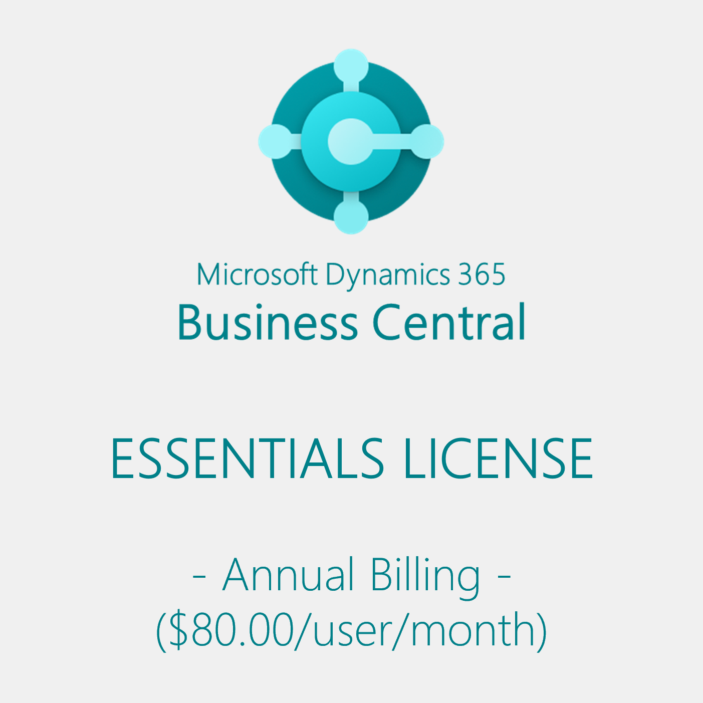 Dynamics 365 Business Central essential license