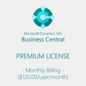 Dynamics 365 Business Central Premium License MONTHLY