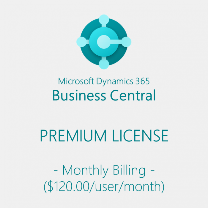 Dynamics 365 Business Central Premium License MONTHLY
