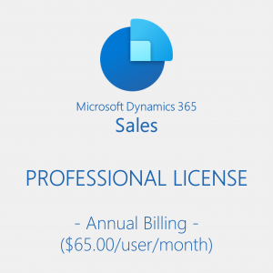 Dynamics 365 Sales crm professional license
