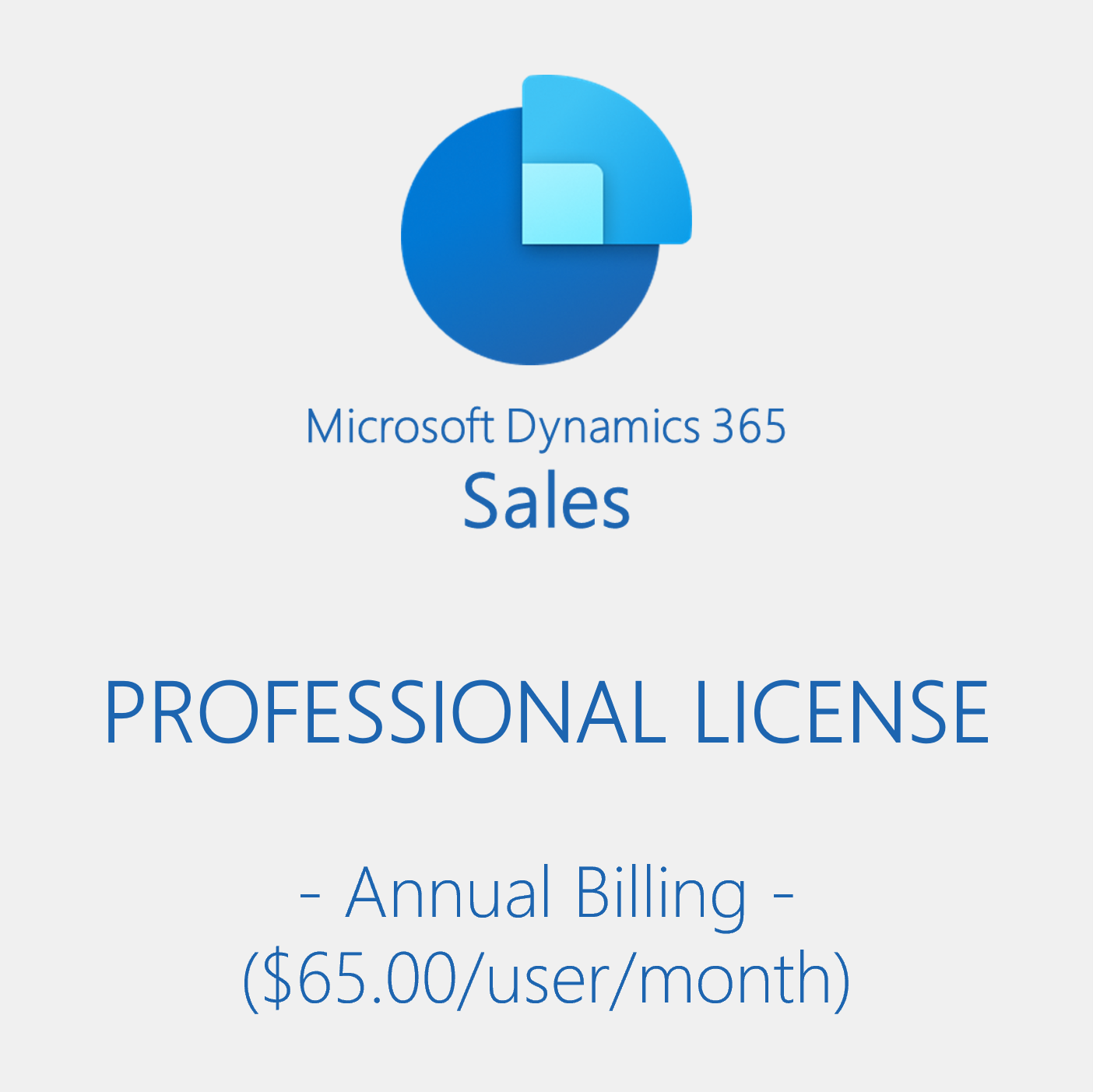 Dynamics 365 Sales crm professional license