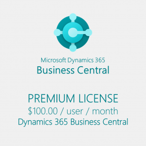 Dynamics 365 Business Central icon premium license