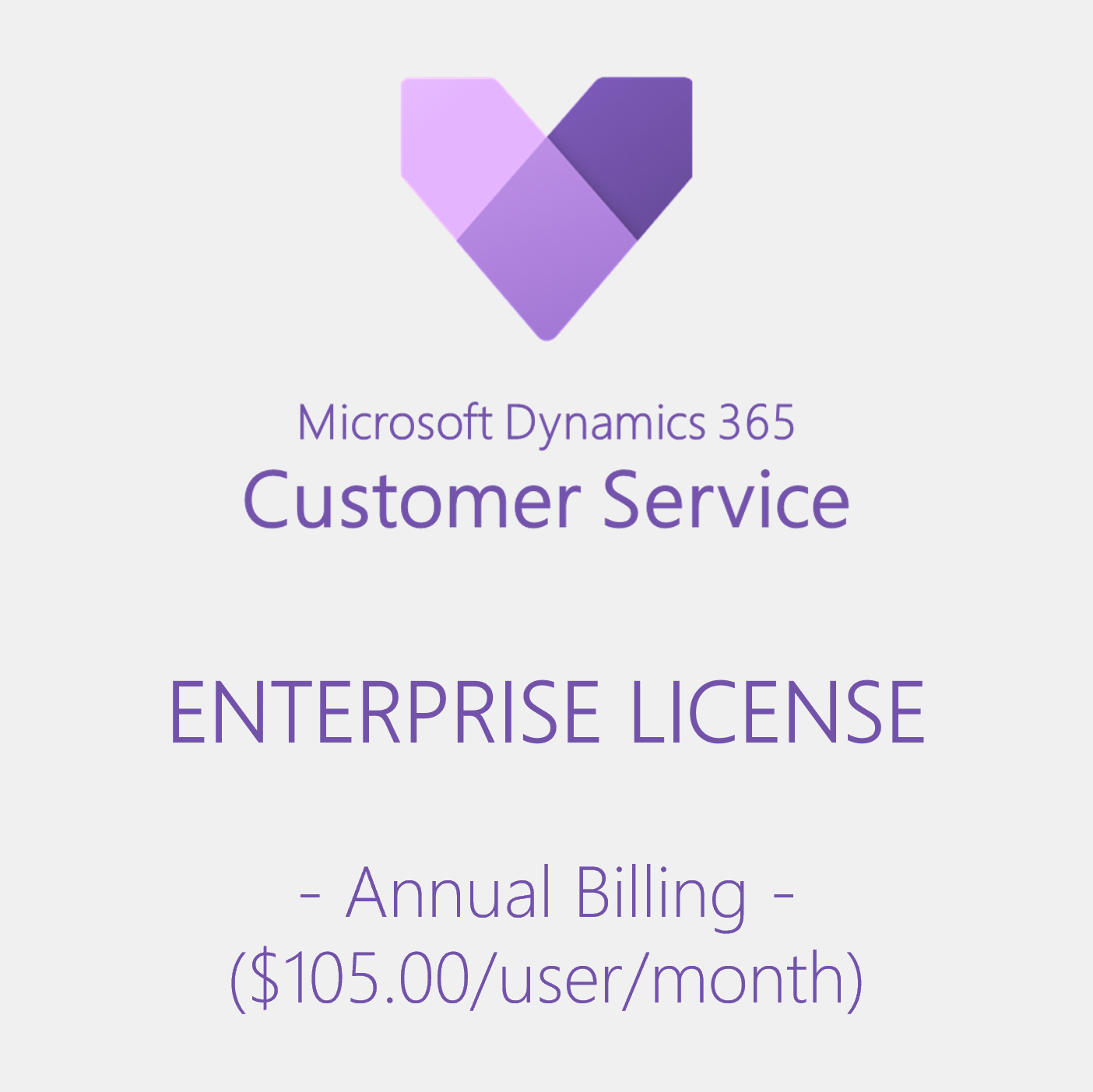 Dynamics 365 Customer Service enterprise license