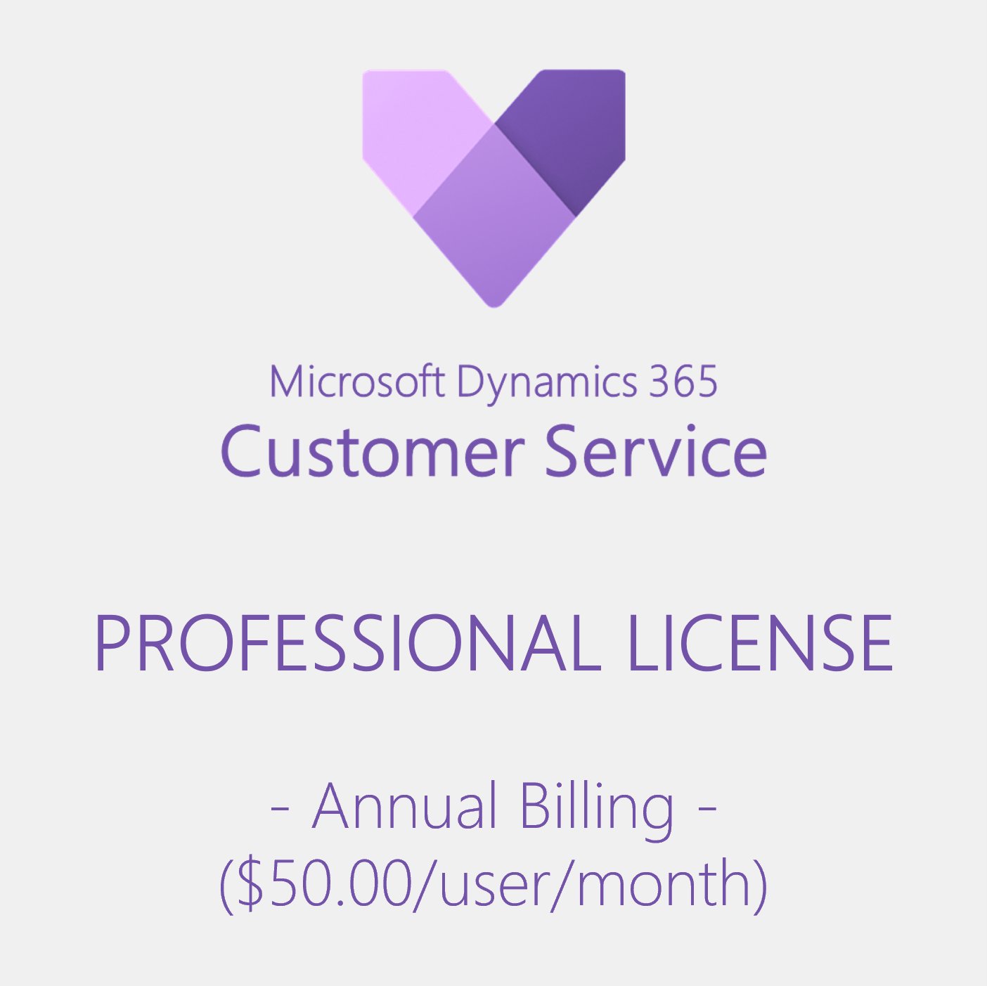 Dynamics 365 Customer Service professional license