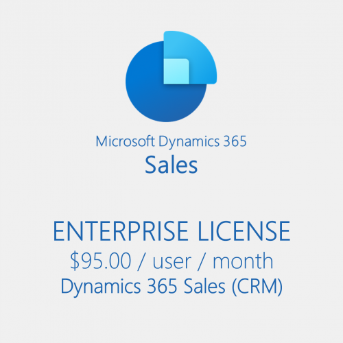 Dynamics 365 Sales crm icon enterprise license