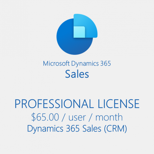 Dynamics 365 Sales crm icon professional license