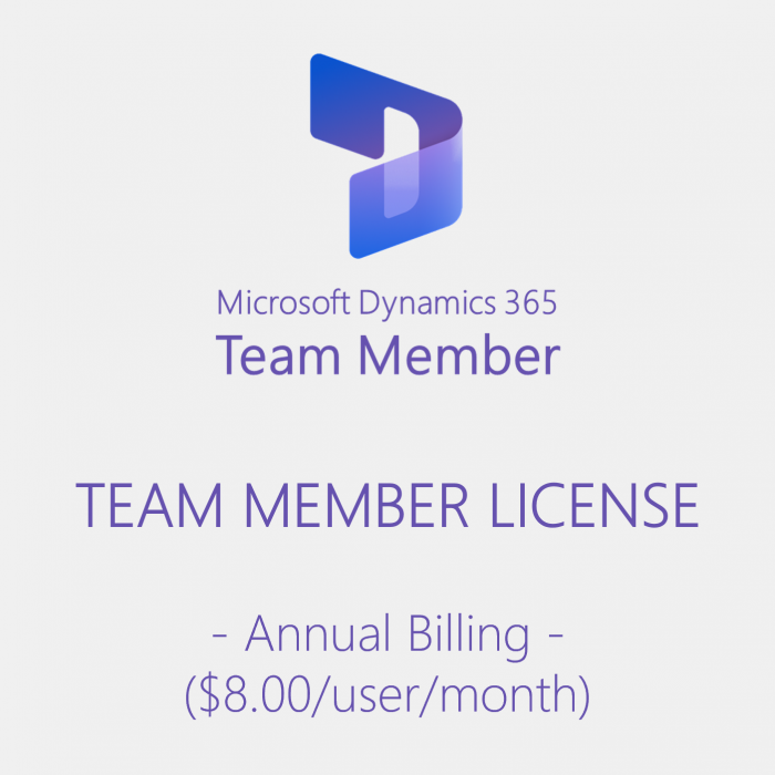 Dynamics 365 Team Member license