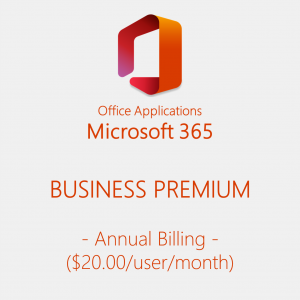 Microsoft 365 Business Premium License ANNUAL